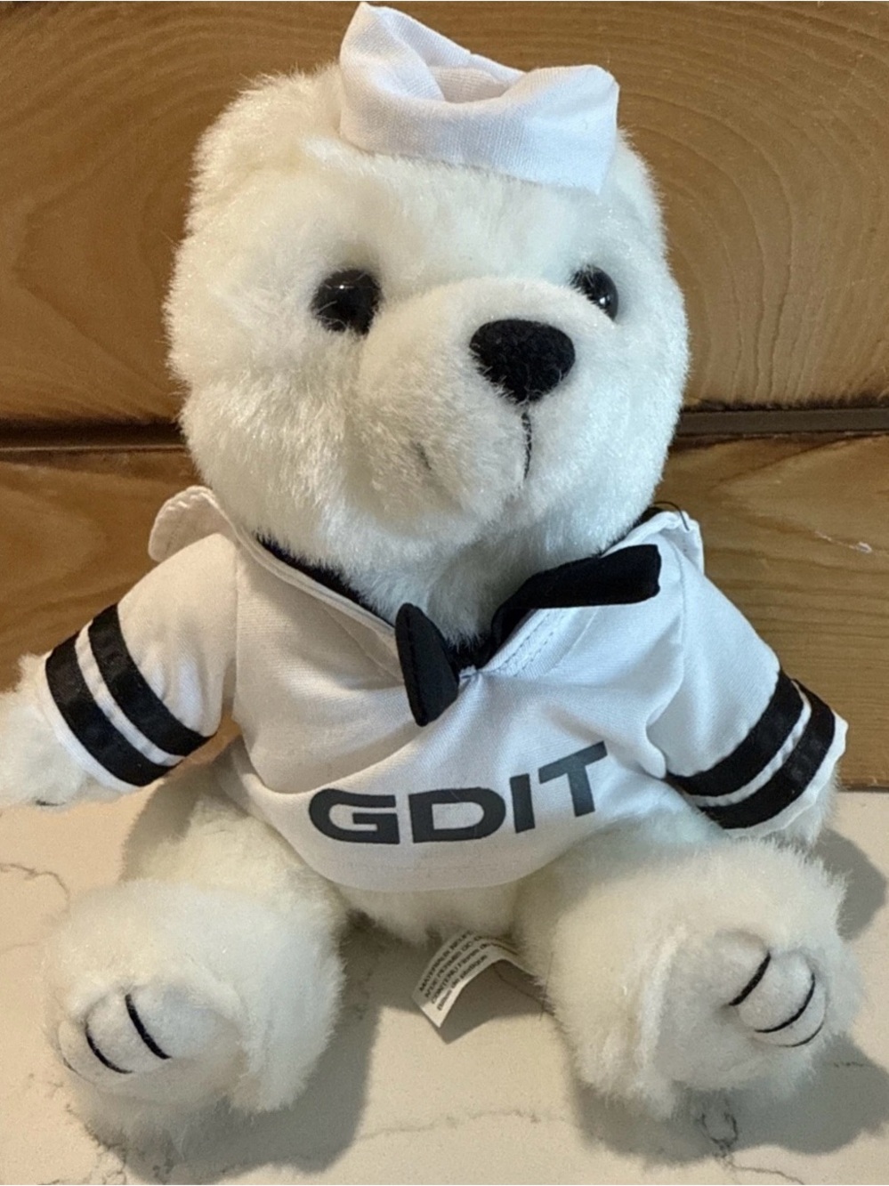 2021 GDIT Nsvy Plush Bear Soft Plush Navy suit Hat Scarf Souvenir